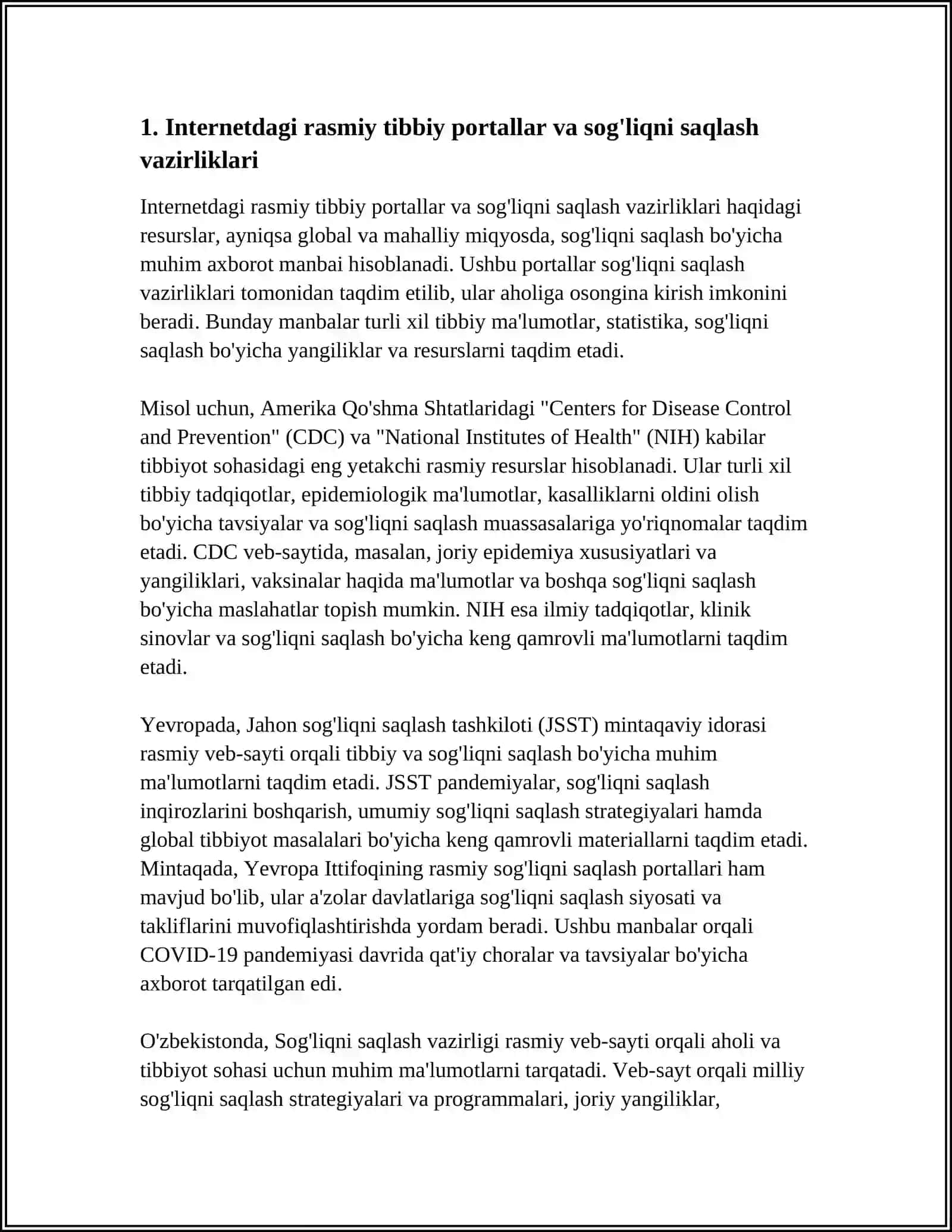 INTERNETDA TIBBIYOTGA OID RESURSLARI 3