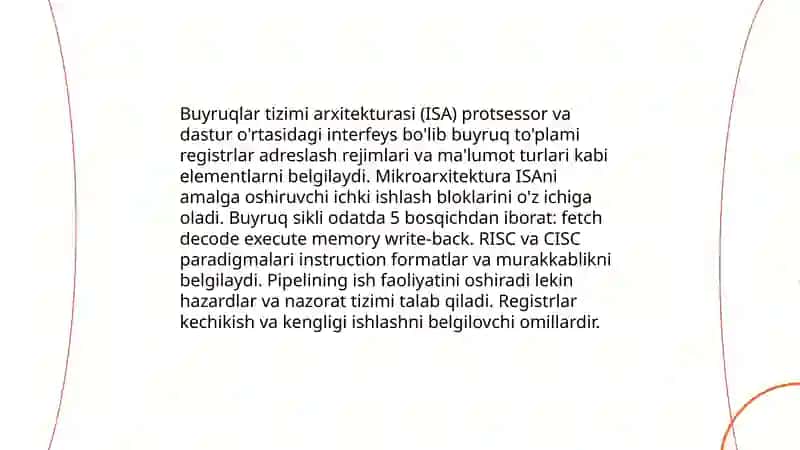 Buyruqlar tizimi arxitekturasi 3