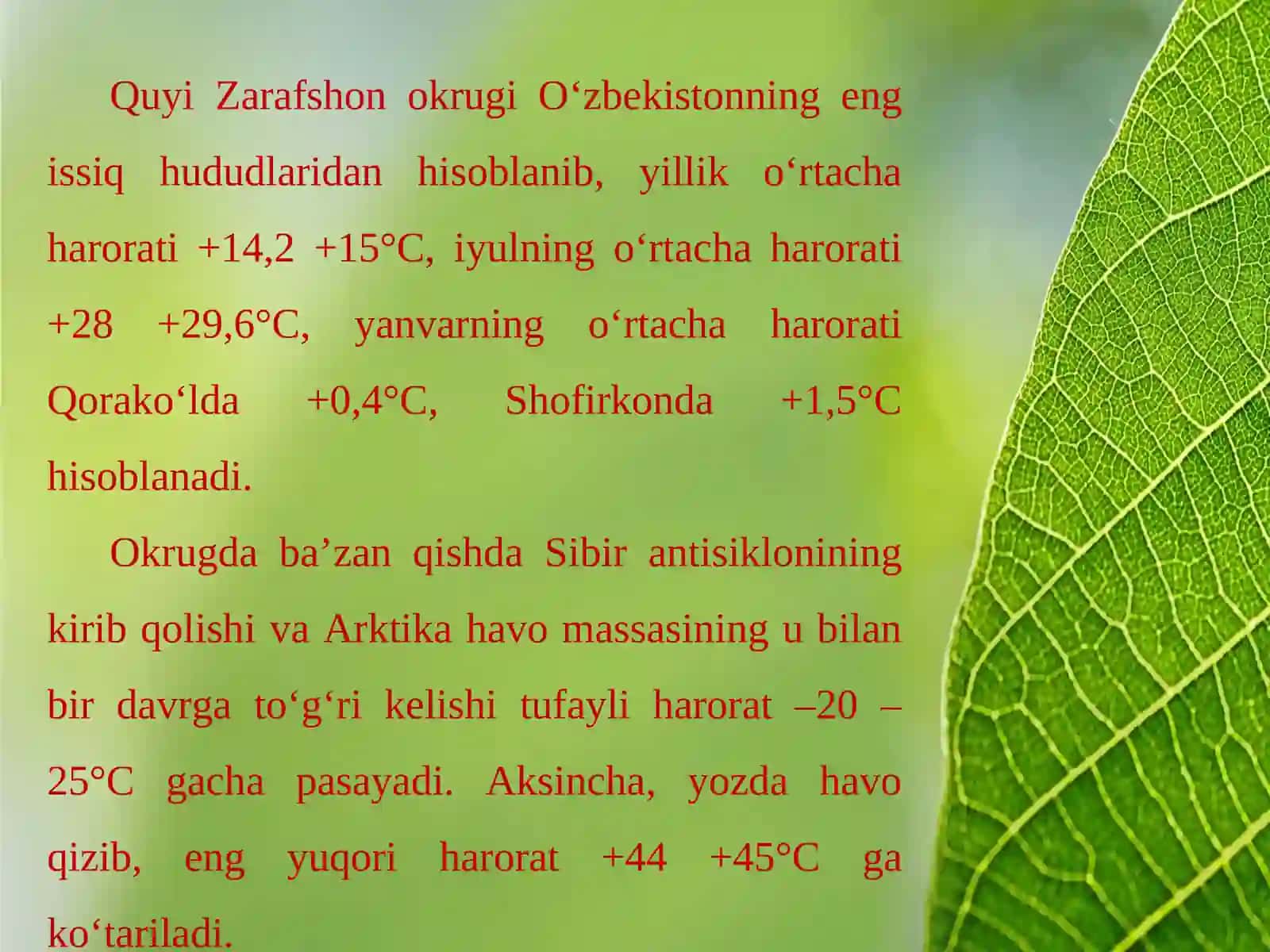 Iqlimi, suvlari, tuproqlari, o‘simliklari va hayvonot dunyosi Qizilqum 3