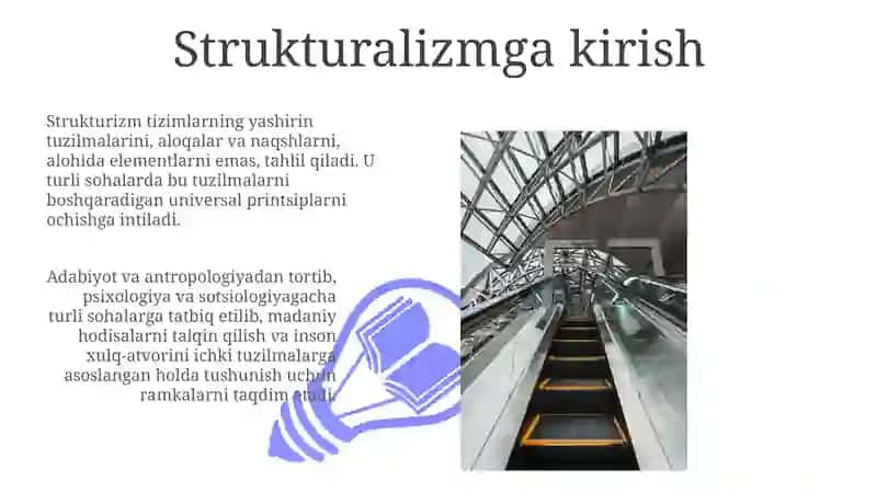 Strukturalizm yo'nalishi 3