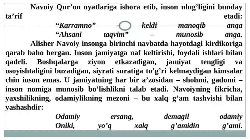 Alisher Navoiyning maktab madrasalar va oʻqituvchi-ustoz haqida 3