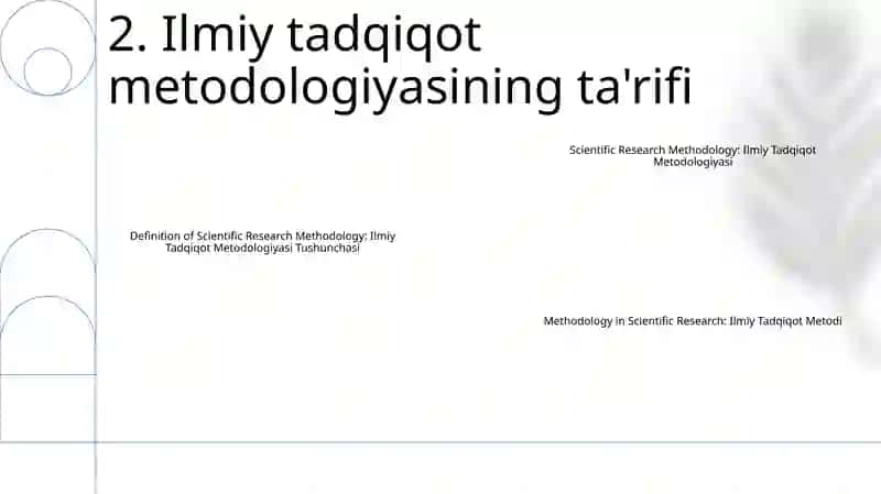 Ilmiy Tadqiqot Metodologiyasi Tushunchasi 3