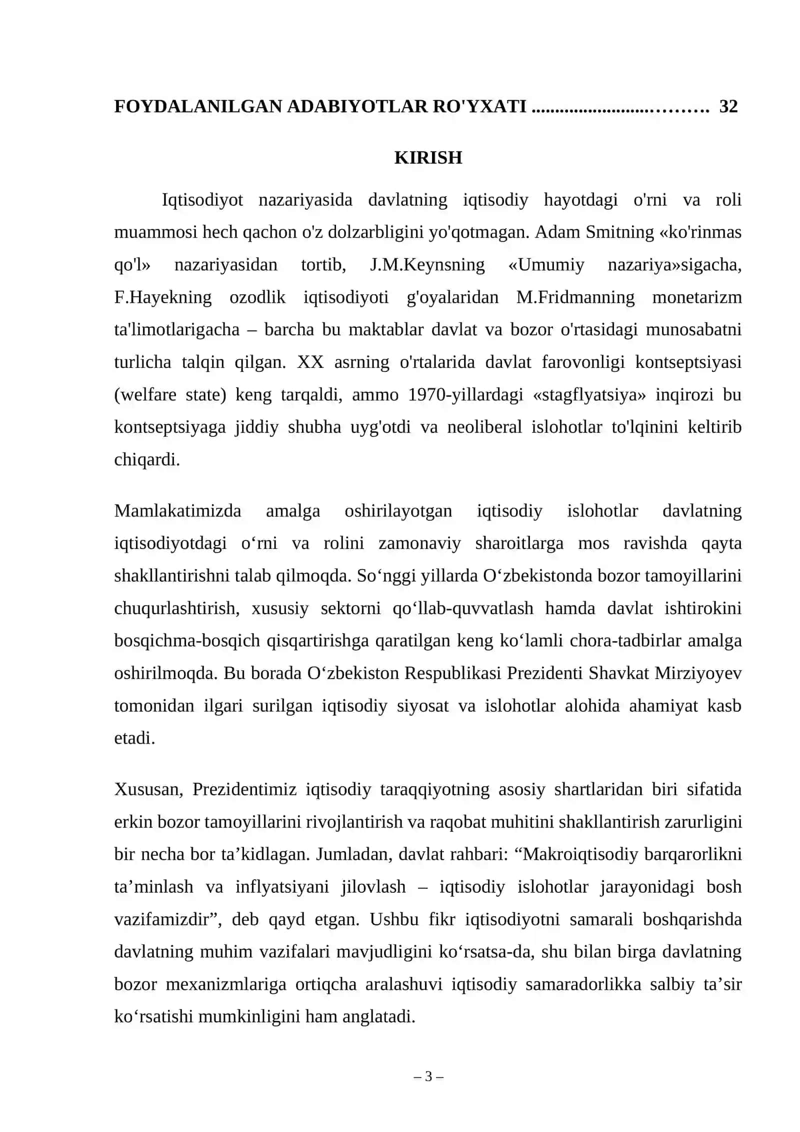 Davlatning iqtisodiyotga aralashuvi va optimal darajasini aniqlashning nazariy-metodologik asoslari 3