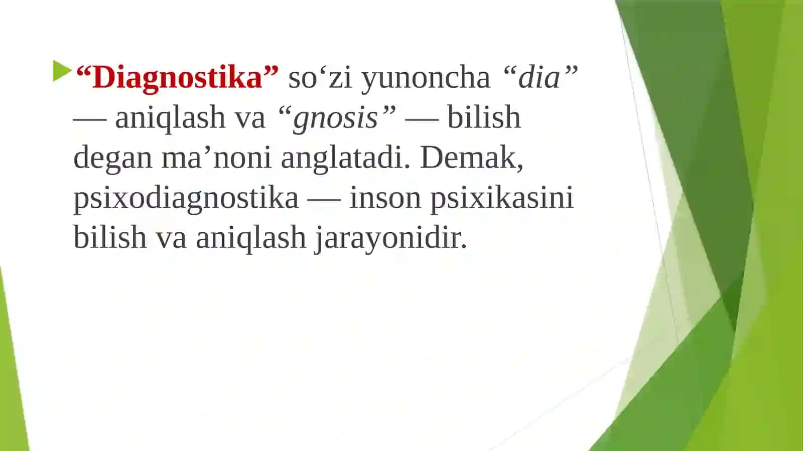 Psixodiagnostika fanining kirish fanning vazifasi va muammolari 3