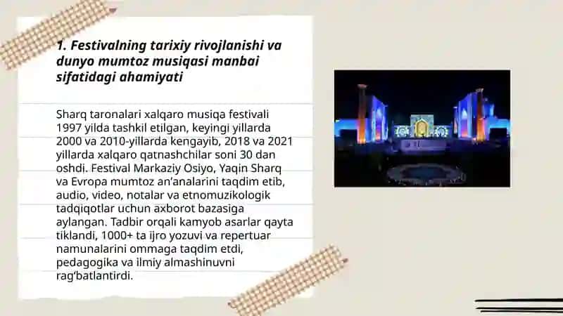 Sharq taronalari xalqaro musiqa festivali dunyo mumtoz axboroti 3