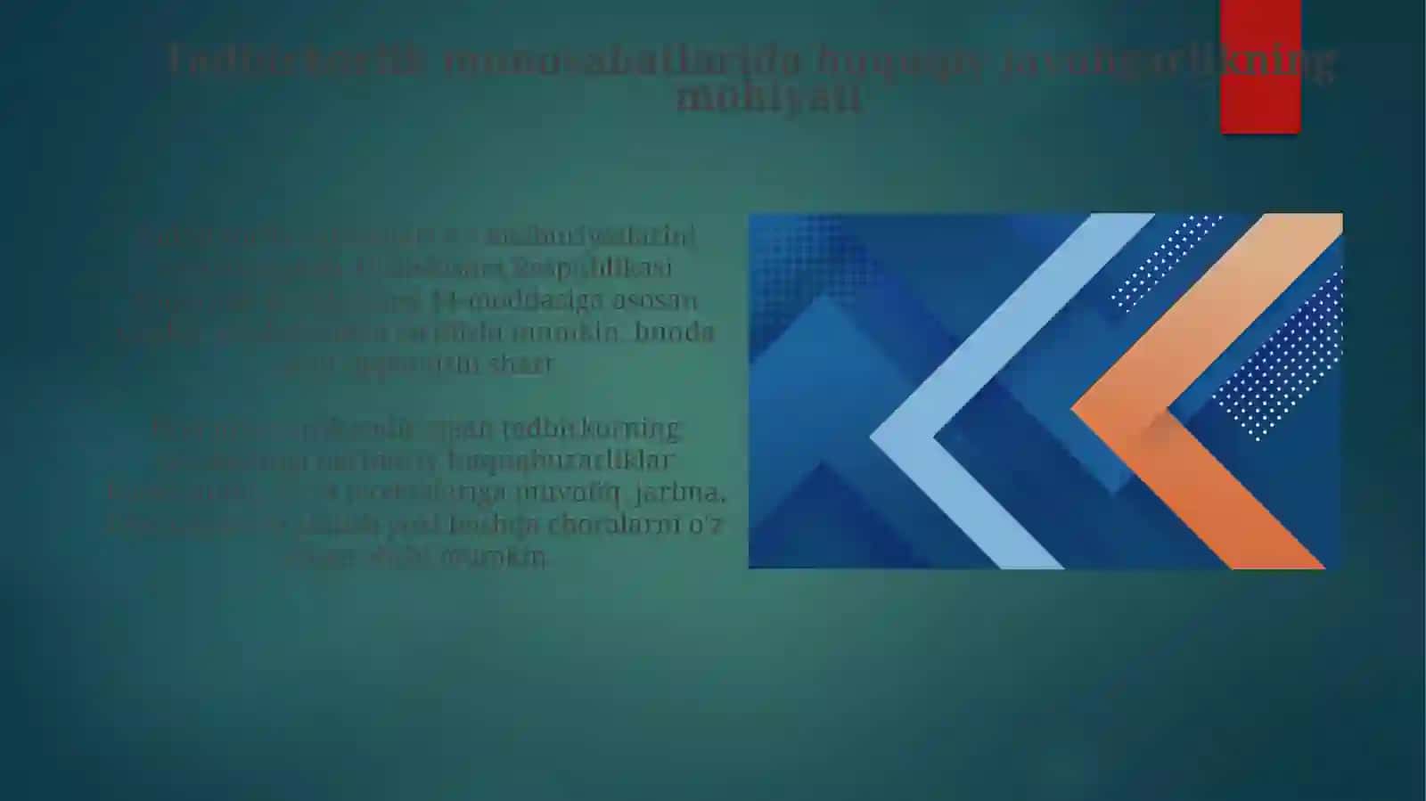 Tadbirkorlik munosabatlarida yuridik javobgarlik hamda milliy va xalqaro qonunchilik 3