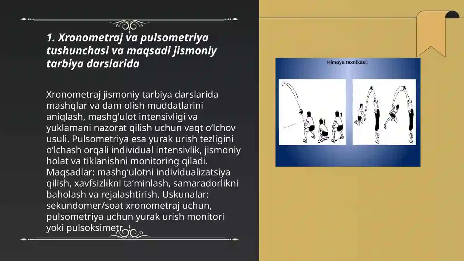 Jismoniy tarbiya darslarida xronometraj vapulsometriya o'tkazish uslubiyati 3