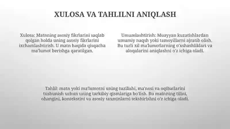 Adabiyotlardan Olingan MaʼLumotlarni Umumlashtirish Va TahlilEtish 3