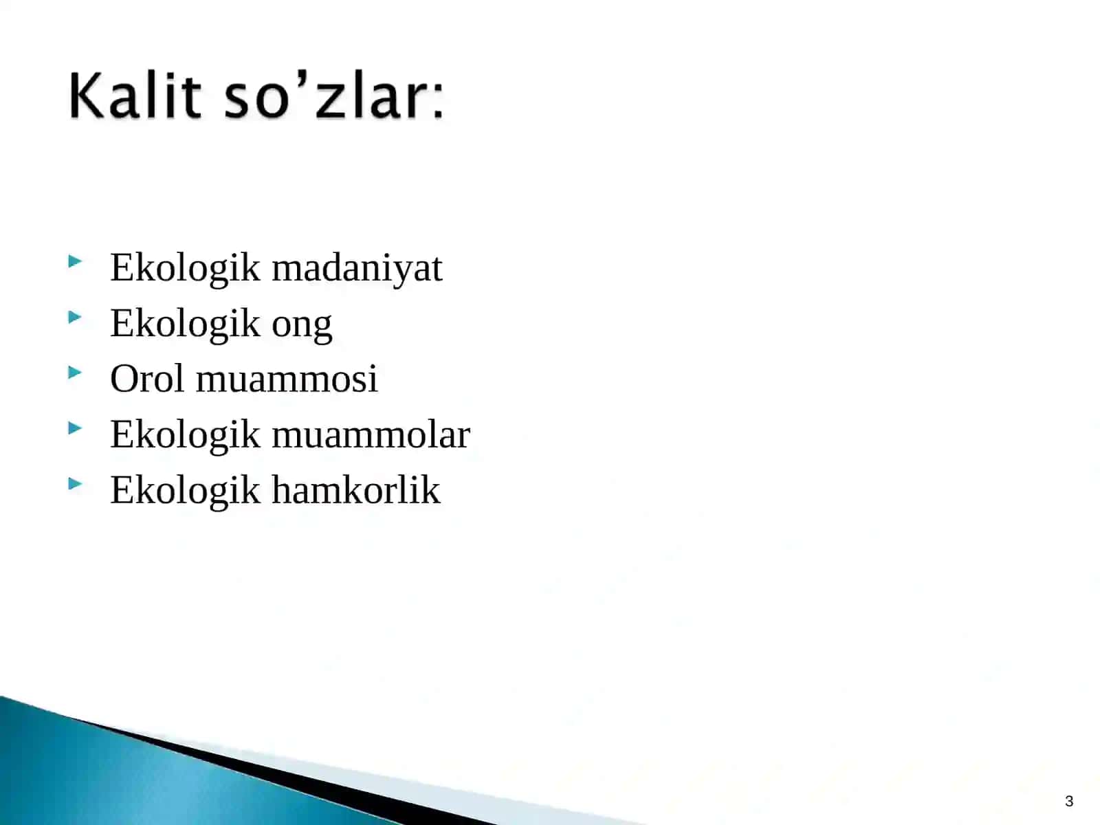 Ekologik madaniyat va ekologik ong 3