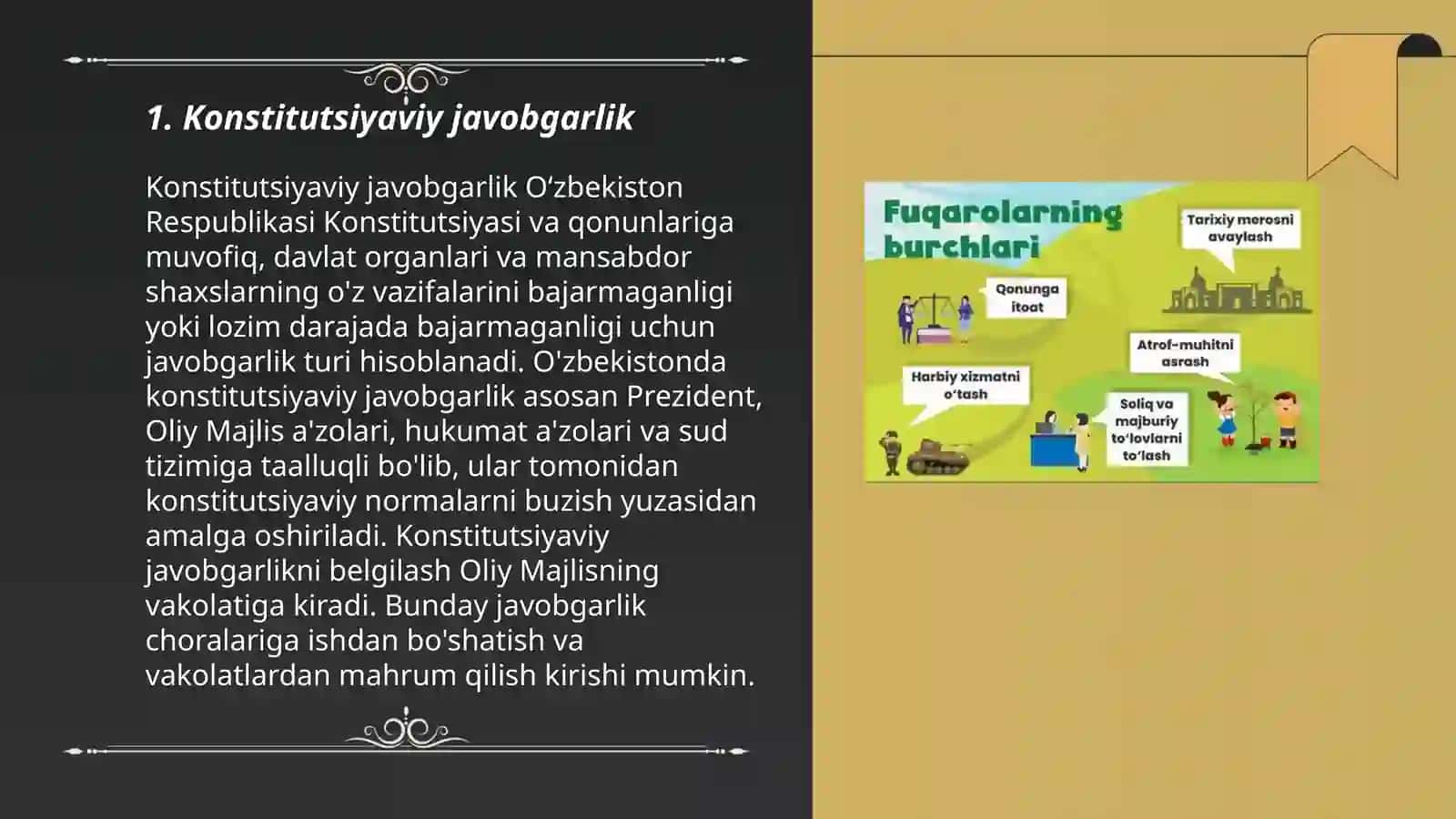 Inson va fuqarolarining konstitutsiyaviy burchlari 3