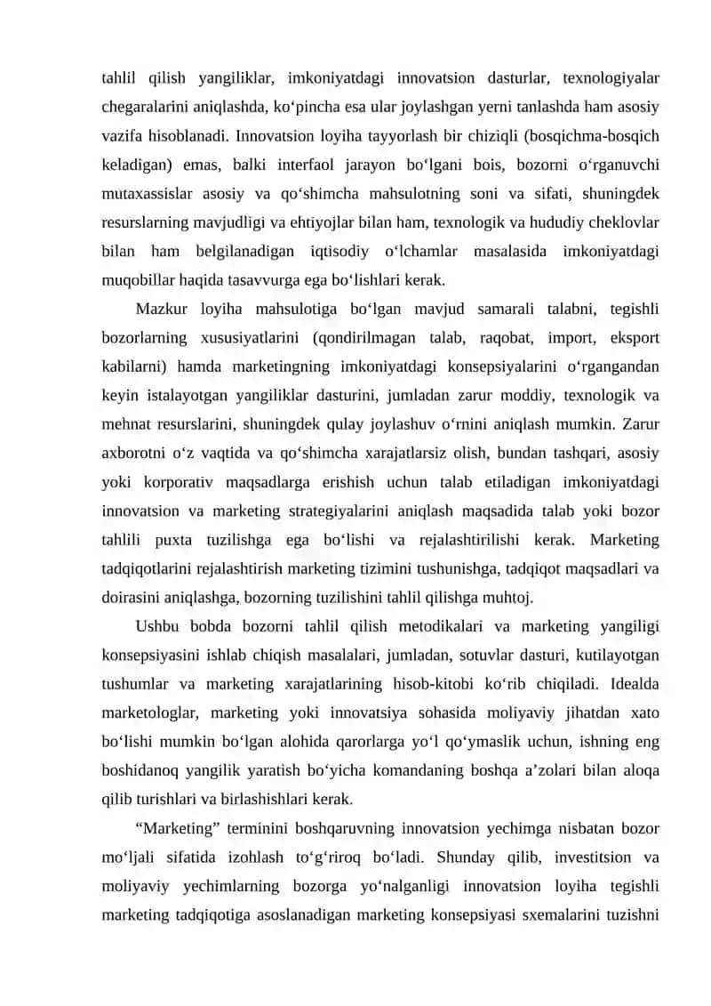 Zamonaviy innavatsion strategiyalar va innavatsiyalar marketingi 3