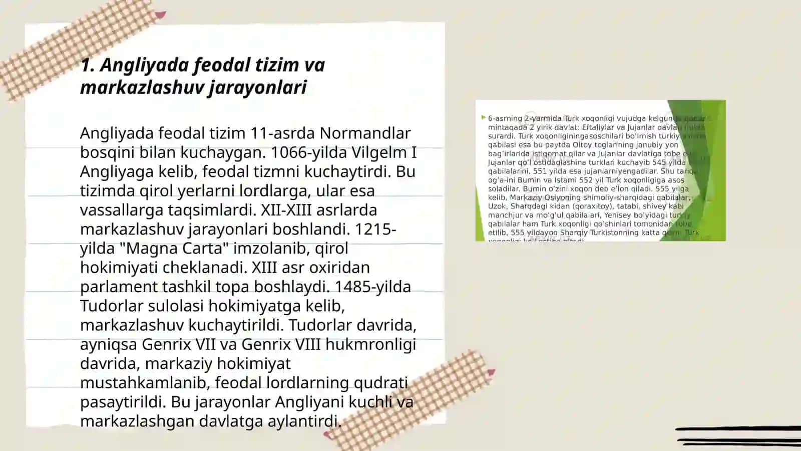 Angliyada markazlashgan davlatning tashkil topishi 3