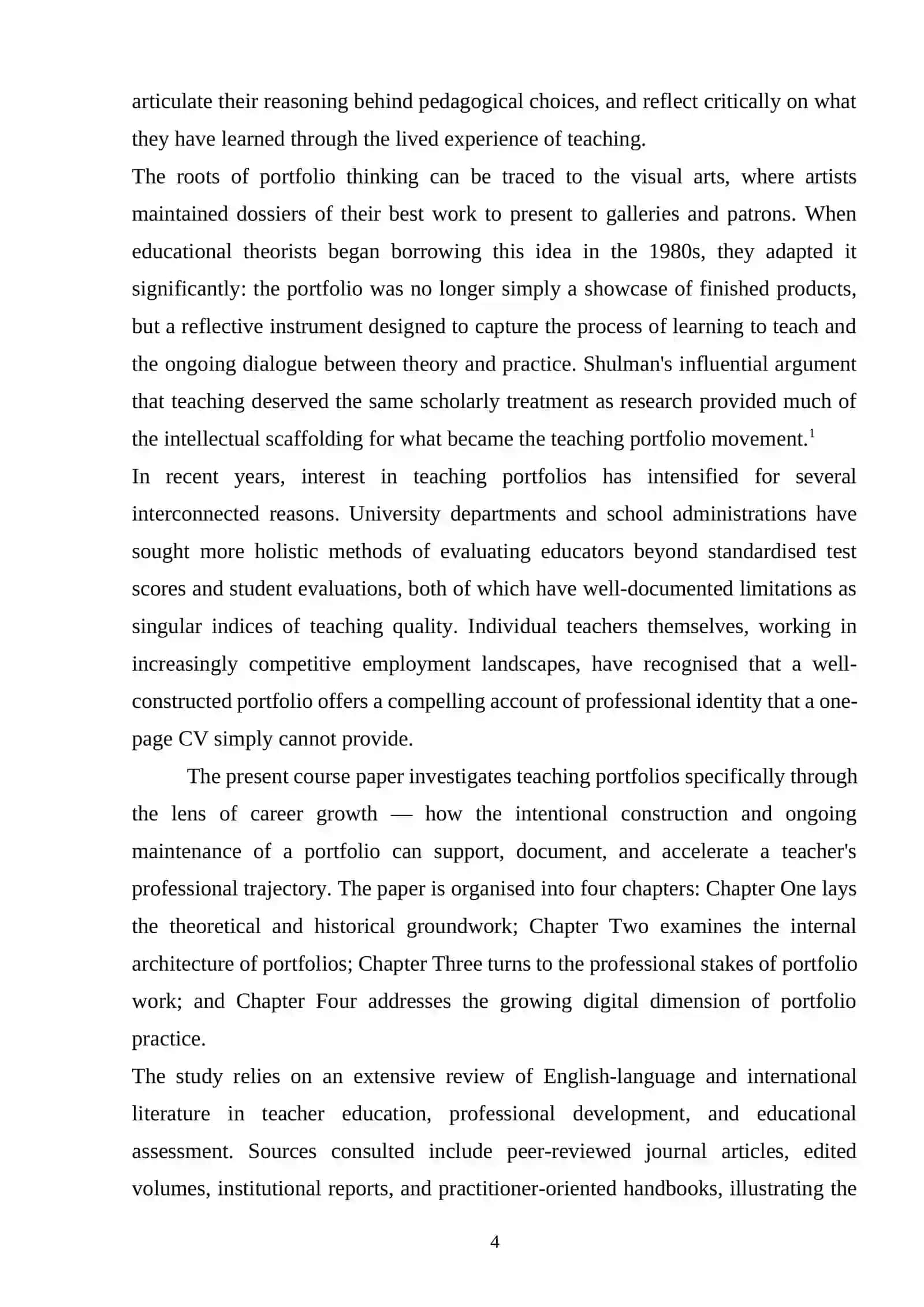 TEACHING PORTFOLIOS 3