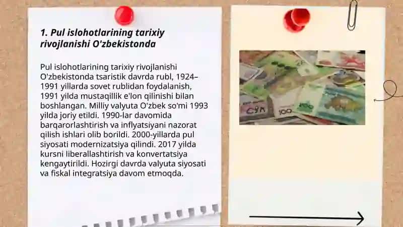 Pul islohotlari 3