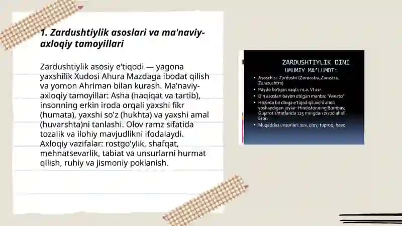 Zardushtiylik ta’limotida urf odat marosimlar 3