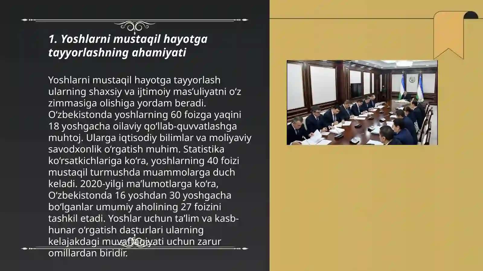 Yoshlarni Mustaqil Hayotga Tayyorlash 3
