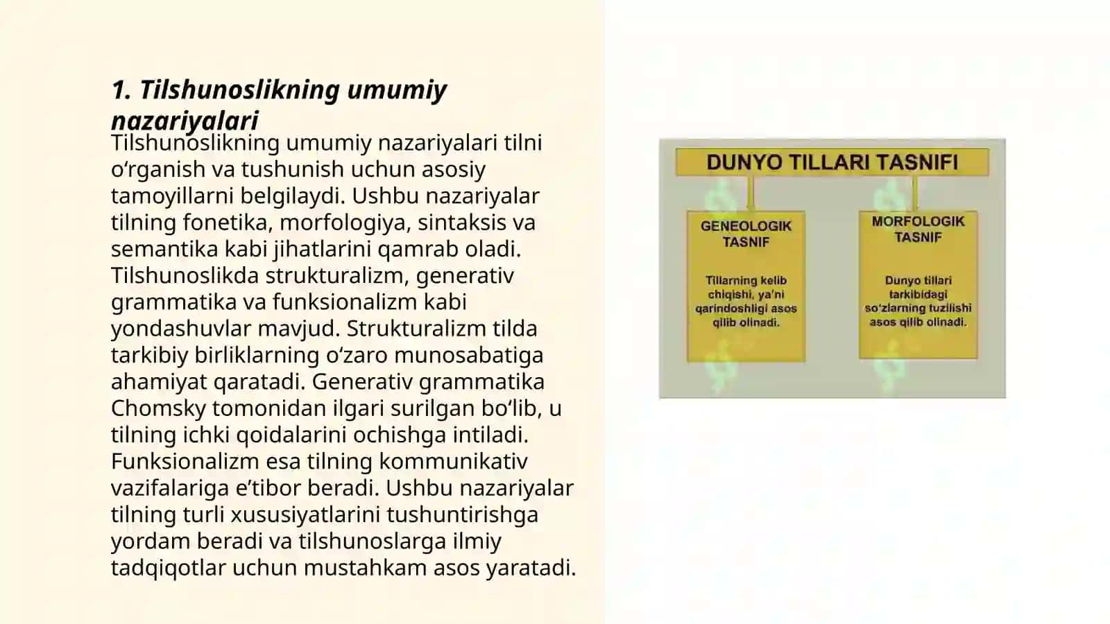 Tilshunoslik tarixidagi yo'nalishlar va maktablar 3