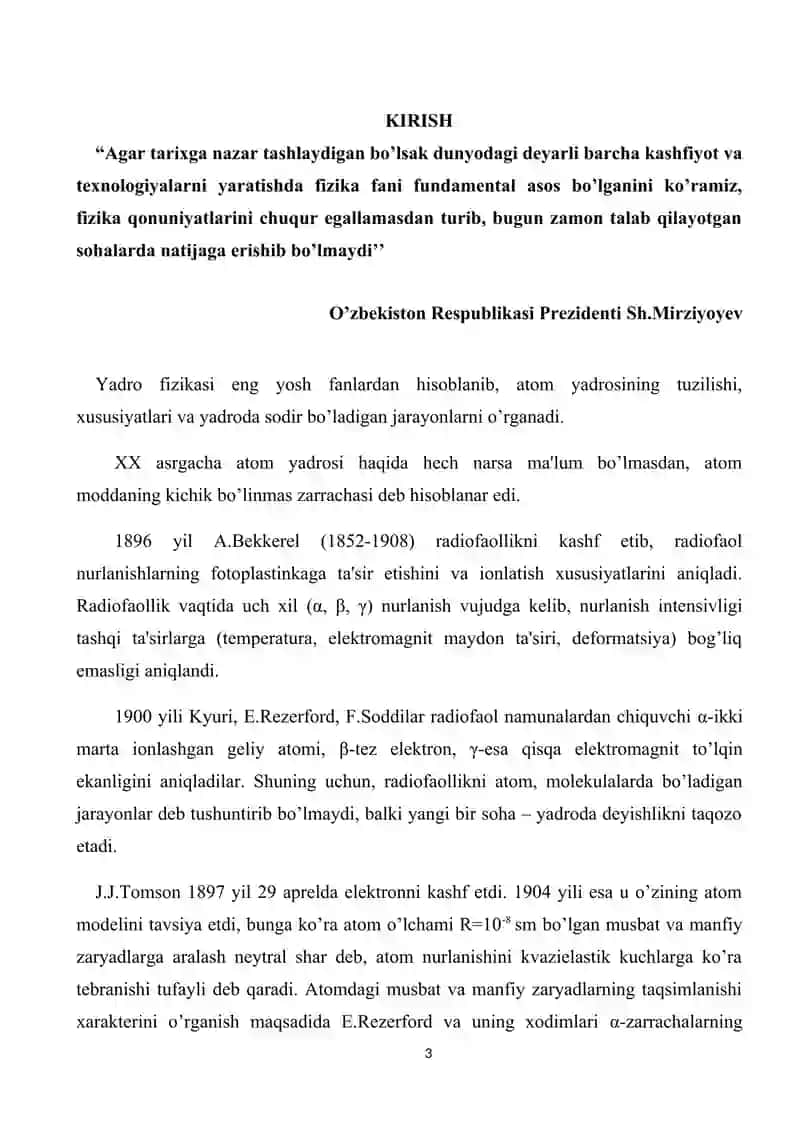 Nurlanishlarning biologik ta`siri va undan himoyalanish. Shaxsiy dozimetrlar KURS ISHI 3