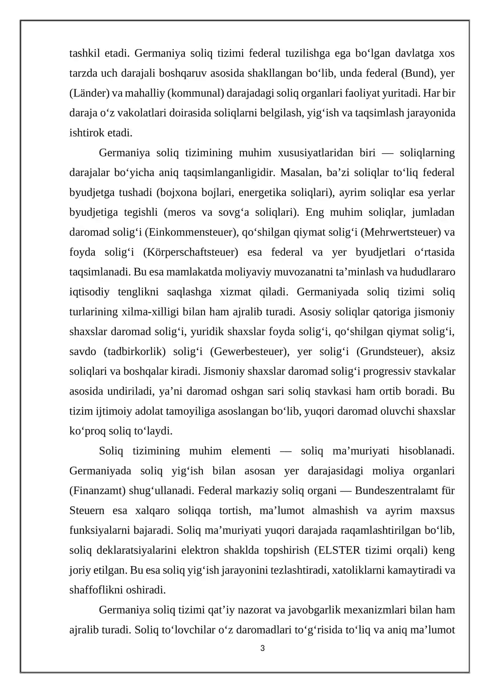 Germaniya Federativ Respublikasida soliq qarzini undirish tartibi 3