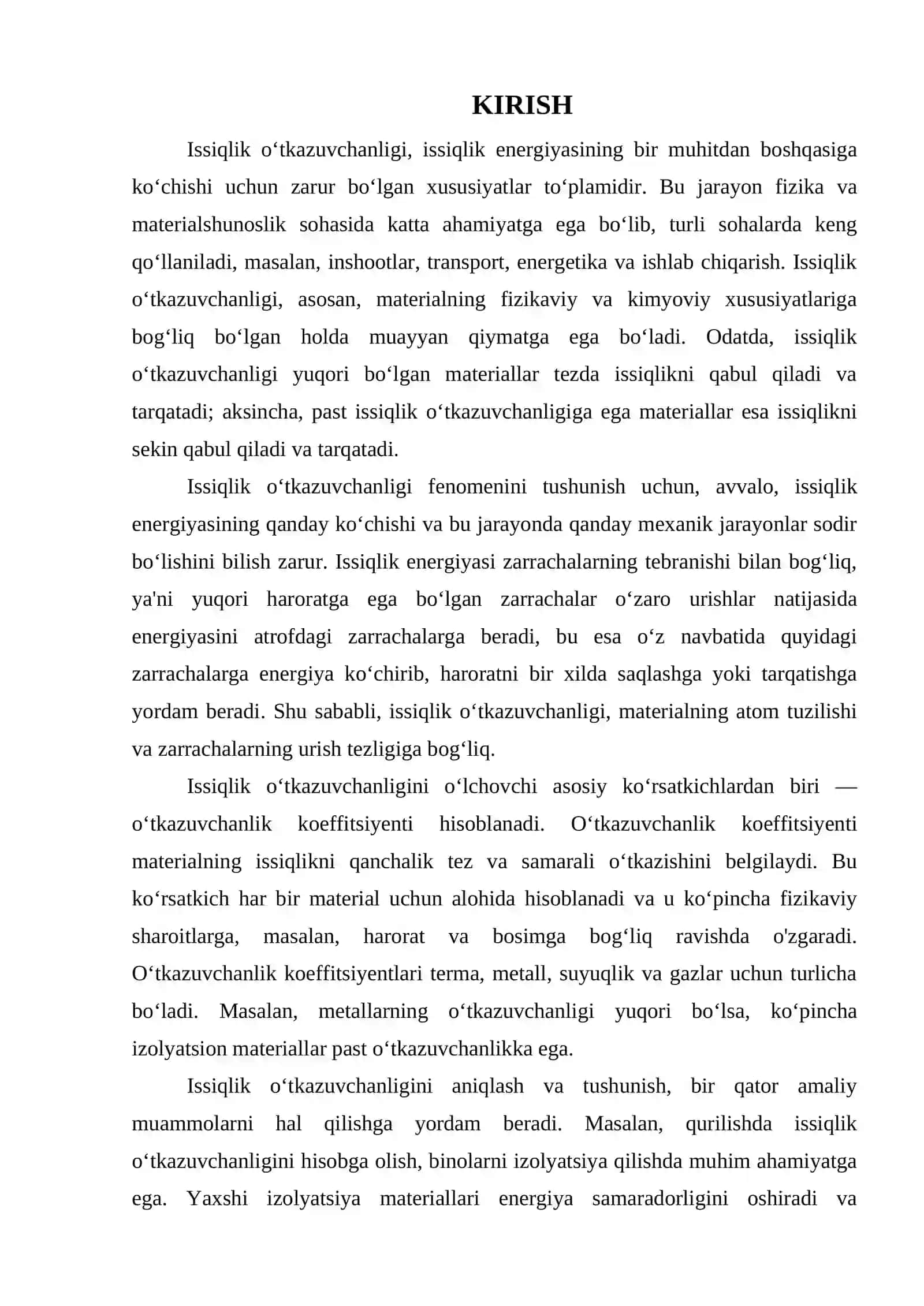 ISSIQLIK O‘TKAZUVCHANLIK 3
