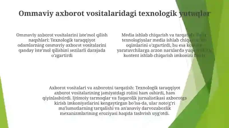 Mediyasavodxonlik Va Tehnologiyalar 3