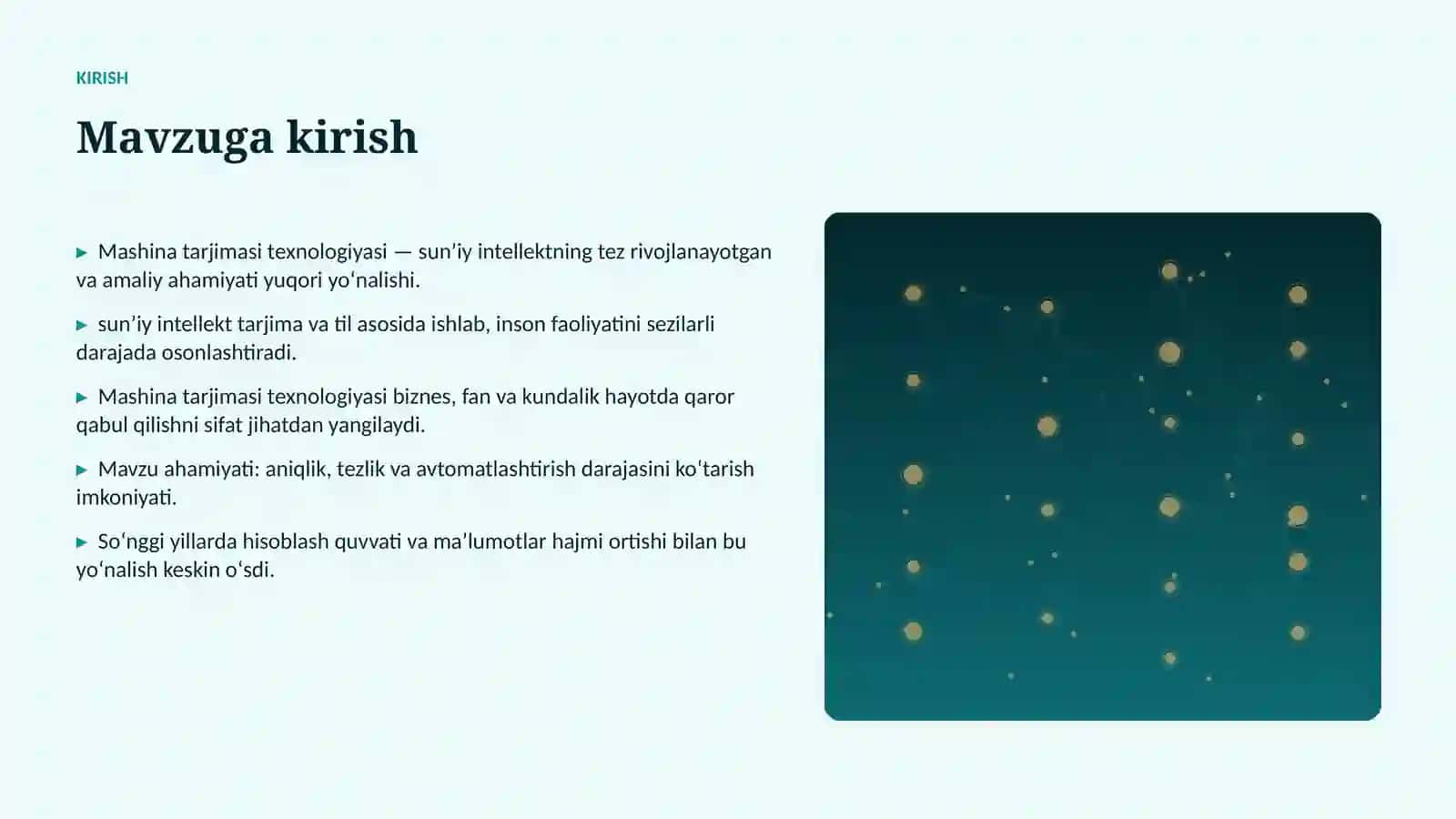 Mashina tarjimasi texnologiyasi 3