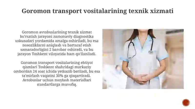 Goromon Transport Vositalarining Texnik Xususiyatlari 3