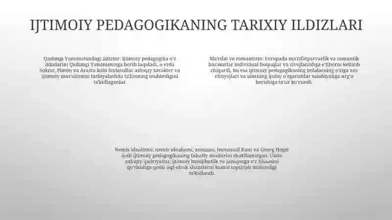 Ijtimoiy Pedagogika - Bilim Sohasi 3