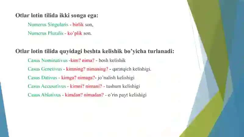 Otlarning III turlanishi 3
