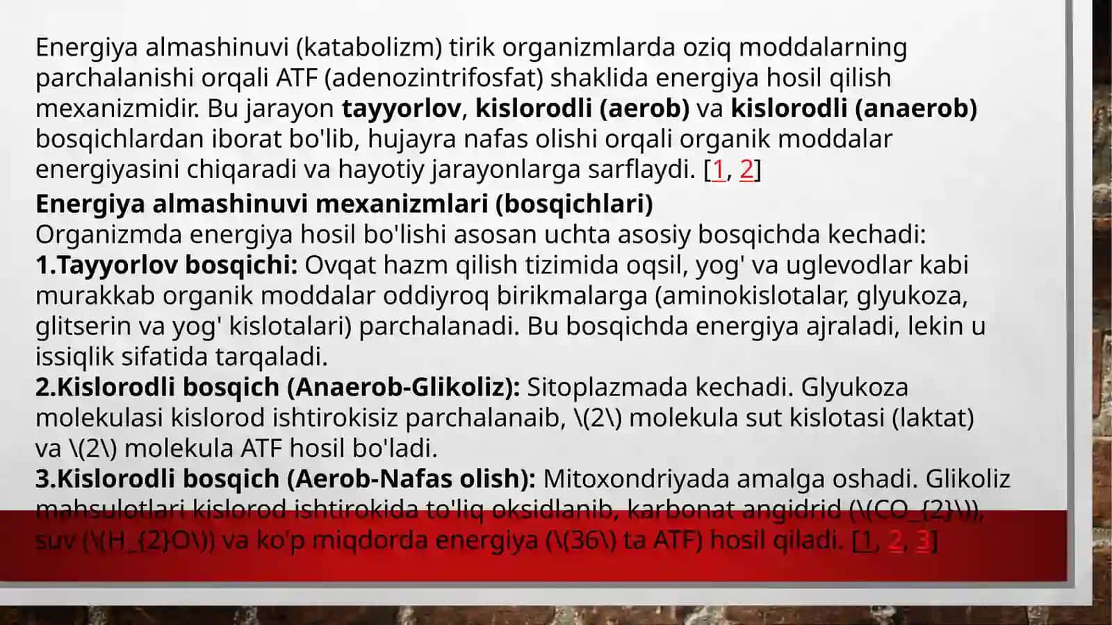 To'liq va to'liq bo'lmagan ochlik 3