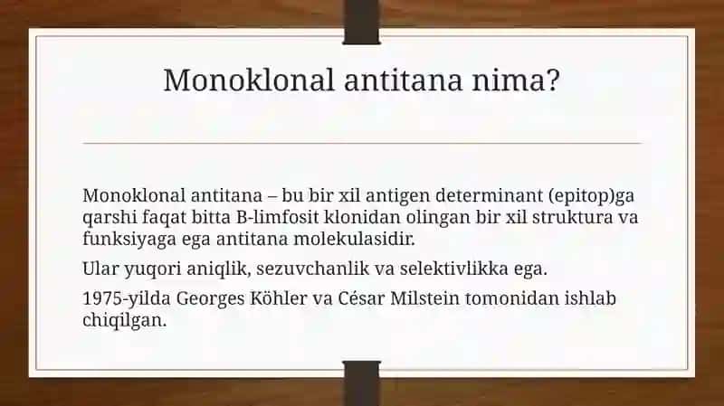 Monoklonalantitanaolish 3