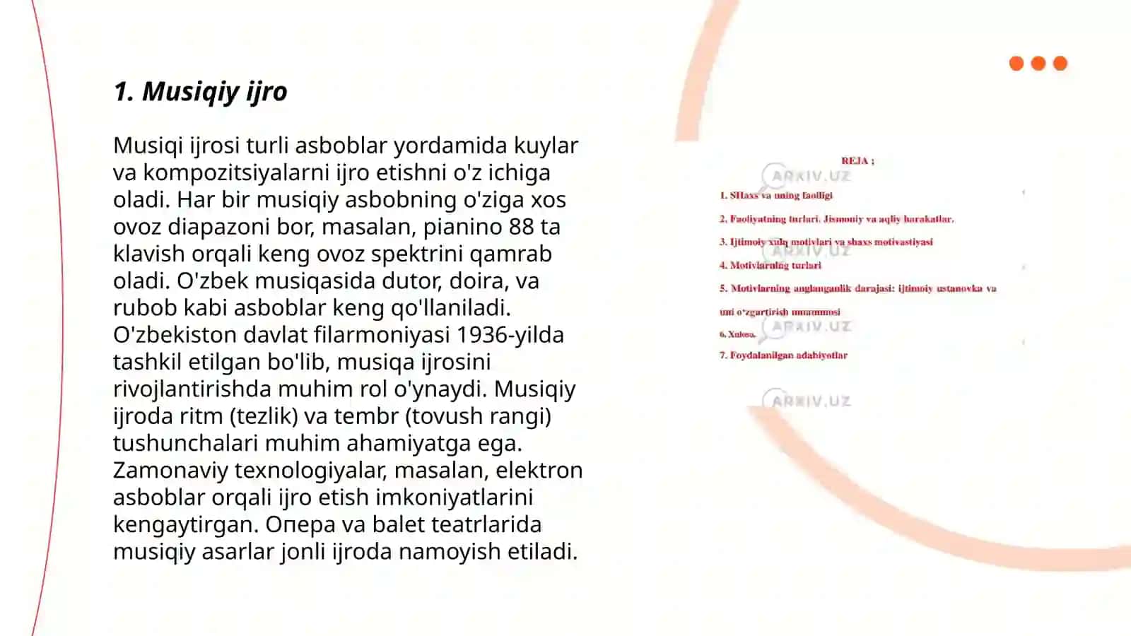 Musiqiy faoliyat turlari 3