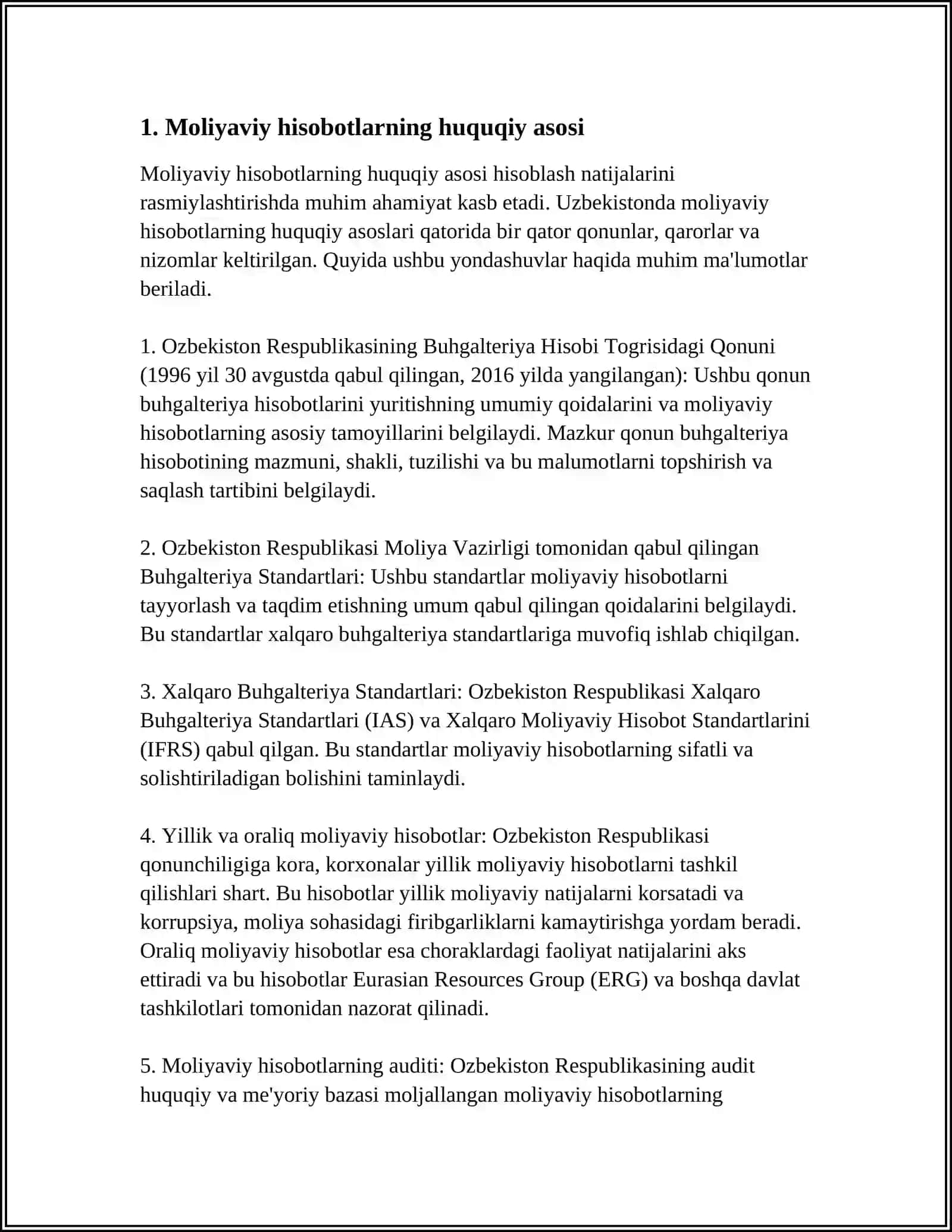 Moliyaviy hisobotlarning huquqiy asoslari 3