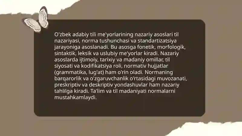 O'zbek adabiy tili me'yorlari 3