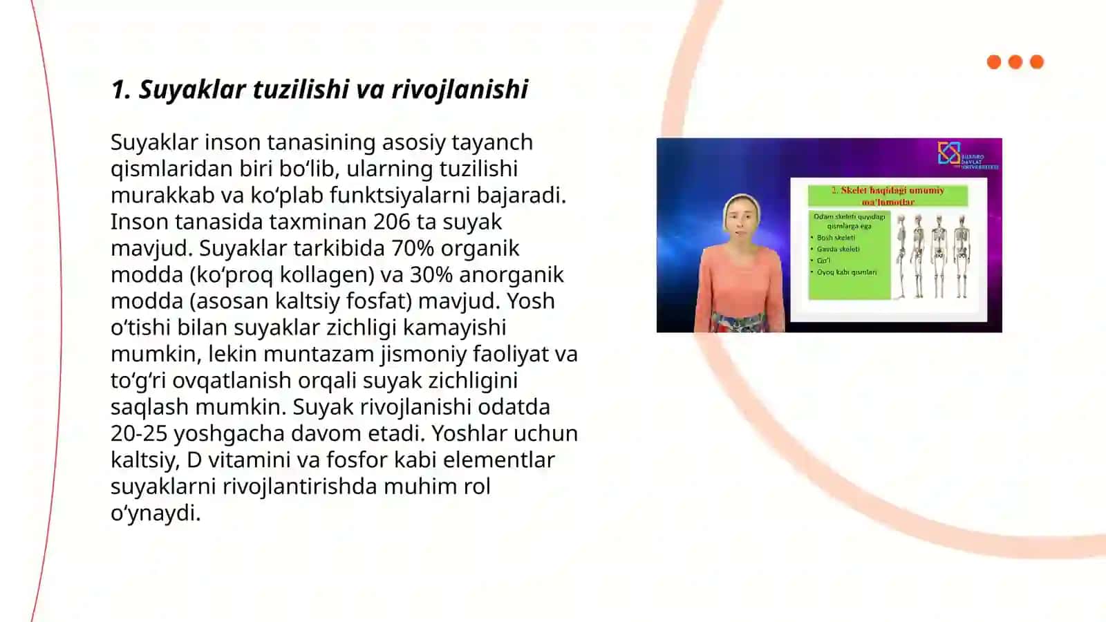 Skeletning yoshga oid xususiyatlari va gigiyenasi 3