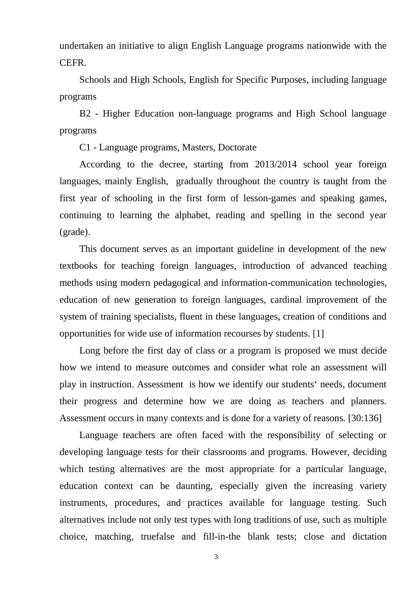 ASSESSMENT METHODS FOR CHILDREN 3