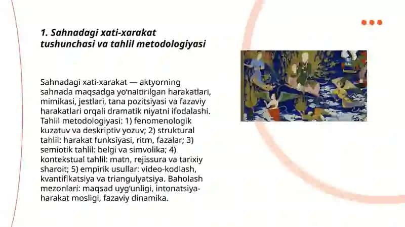 Sahna asarining xati-xarakat tahlili 3