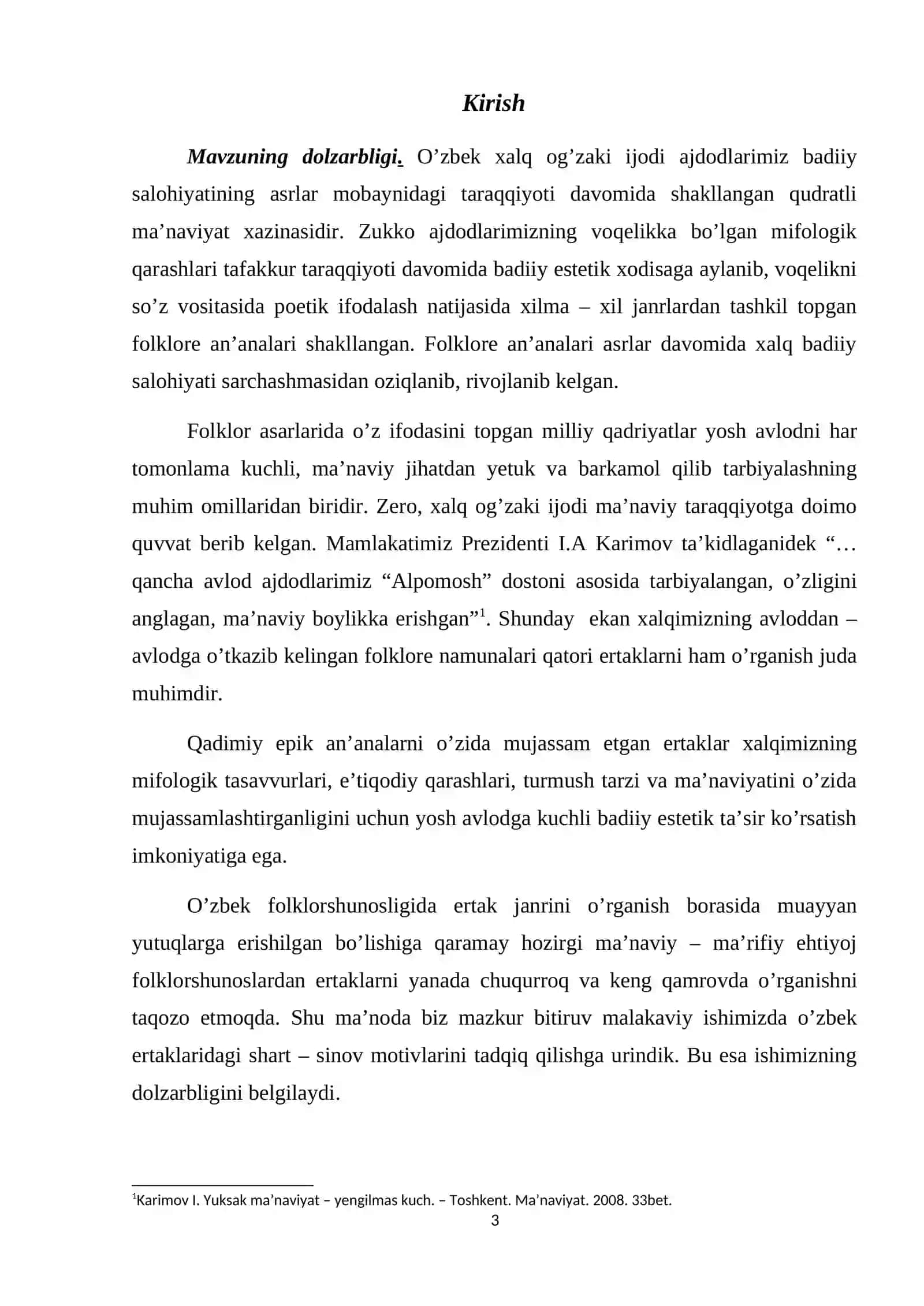 O‘zbek ertaklaridagi shart-sinov motivlarining nazariy asoslari 3