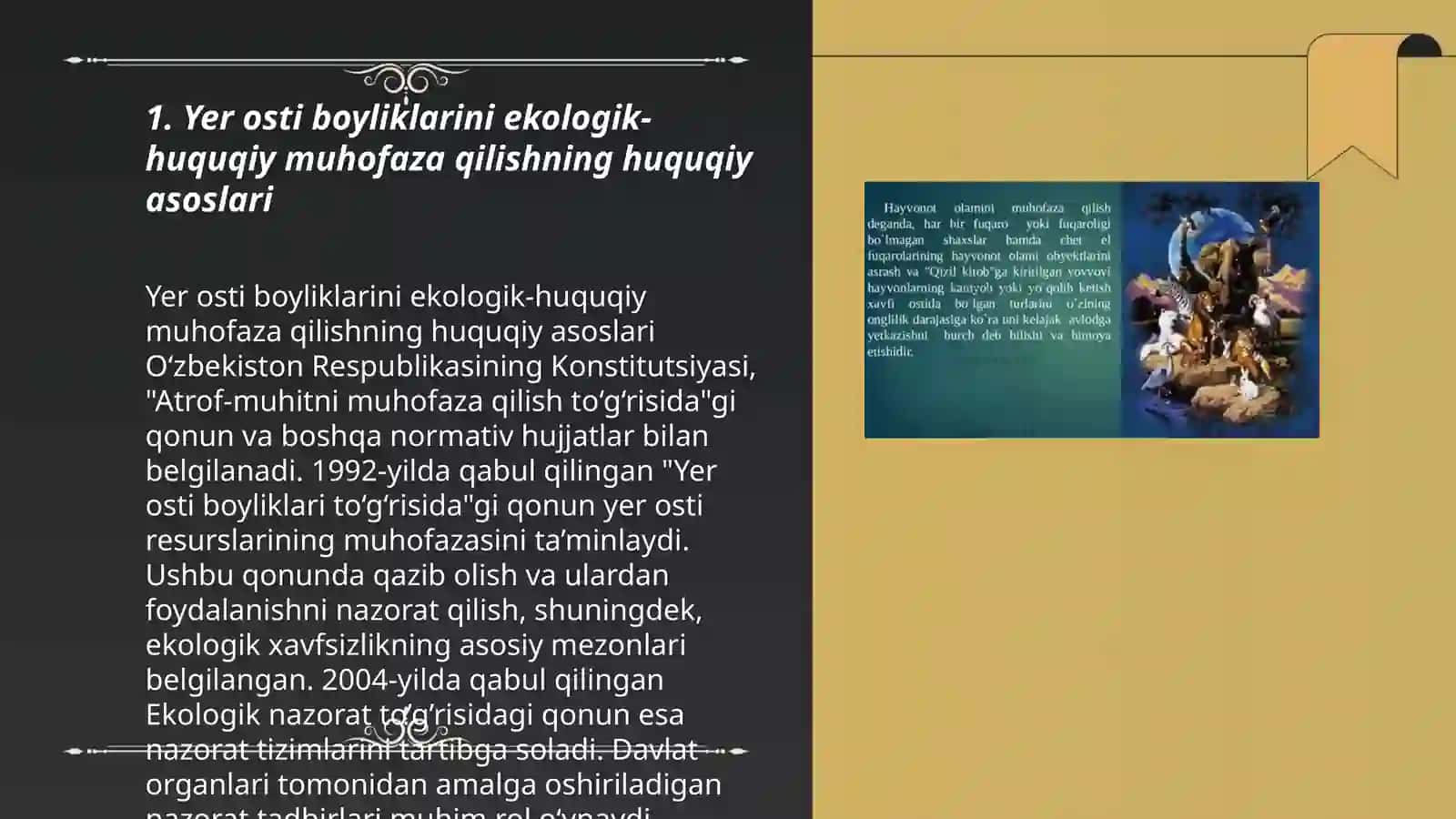 Yer osti boyliklarini ekologik-huquqiy muhofaza qilish 3