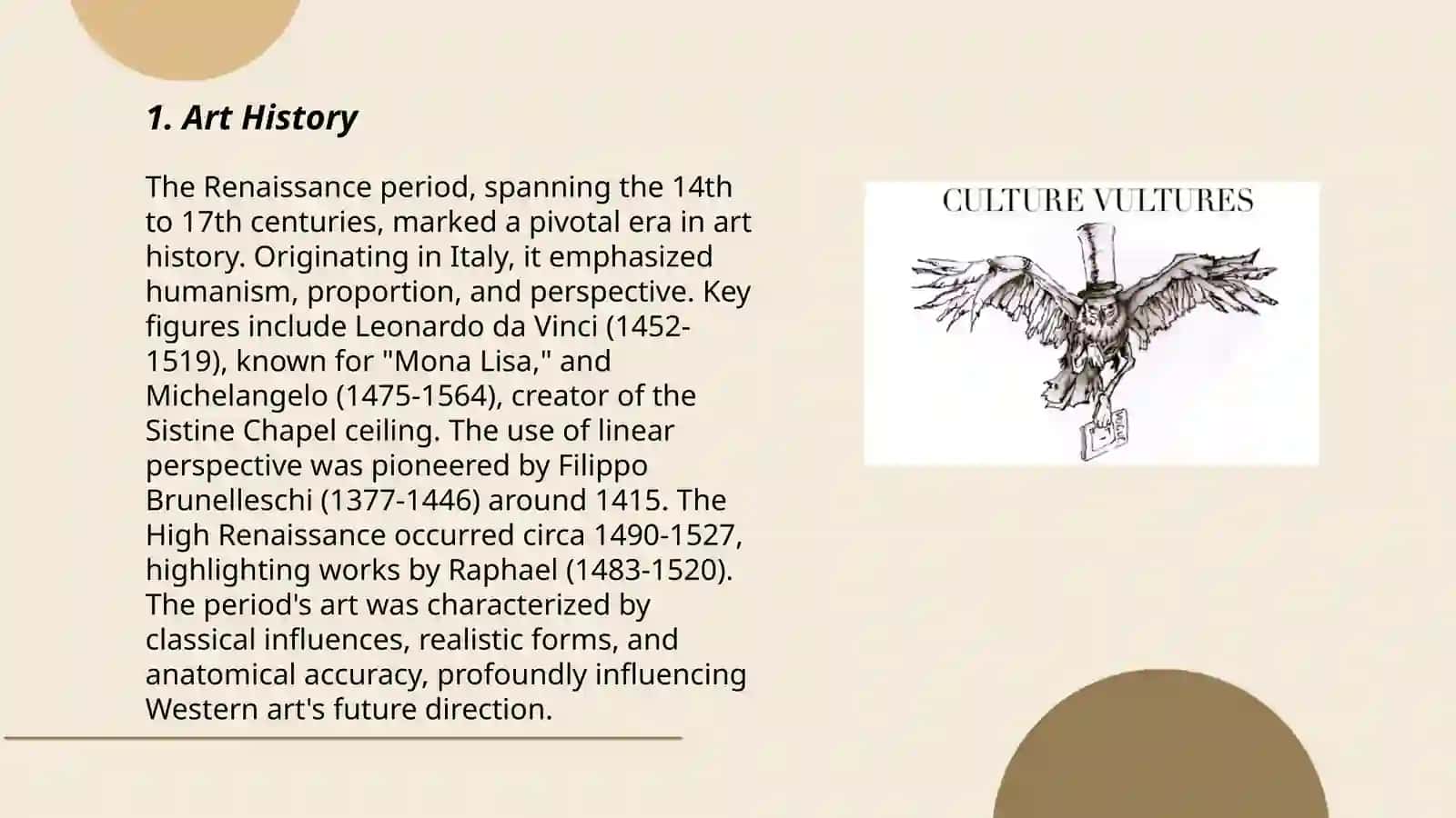 Culture vulture 3