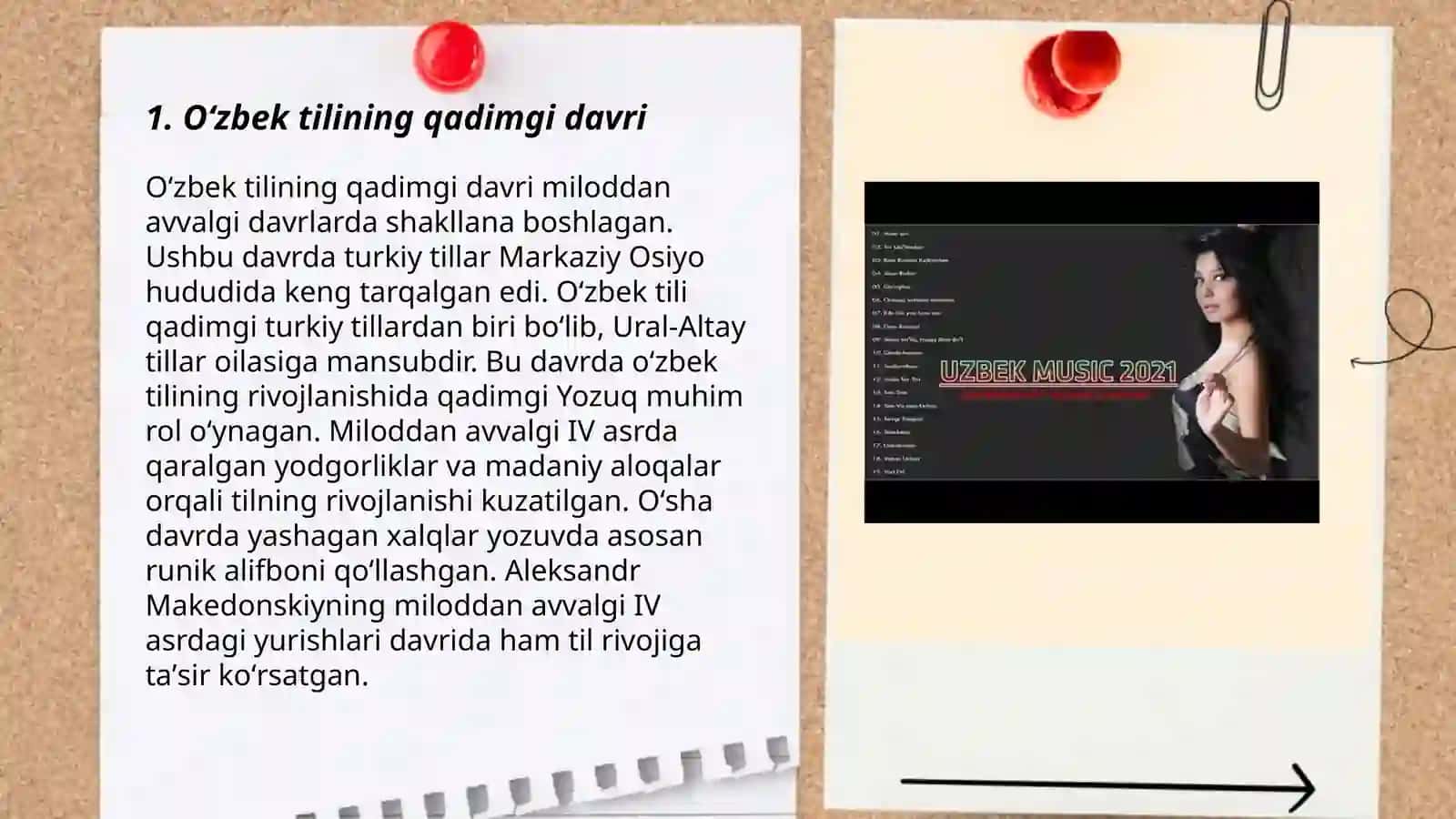 Oʻzbek tilining taraqqiyot bosqichlari 3