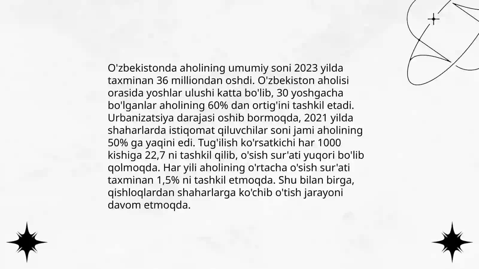 Ijtimoiy statistika ko’rsatkichlari tizimi 3