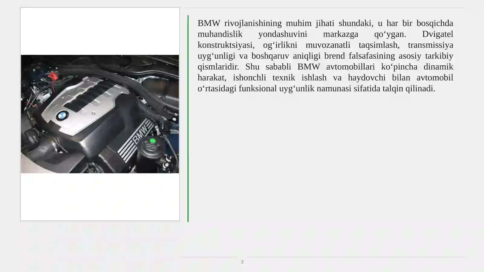 SEVIMLI AVTOMOBILIM BMW 3