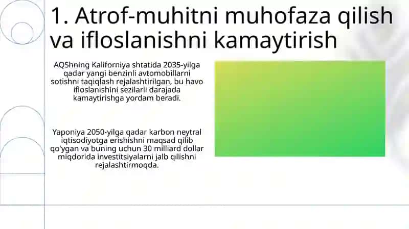 Rivojlangan mamlakatlarda yashil ósish ni taminlash modellari 3