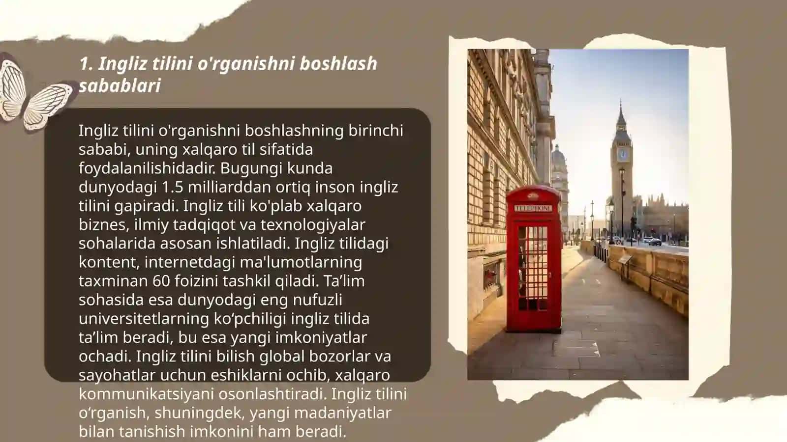 Mening ingliz tilini o'rganishdagi sayohatim 3