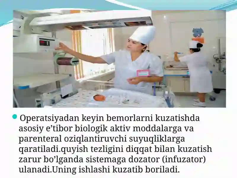Xirurgik bemorlarni kuzatish va davolash muolajalari 3