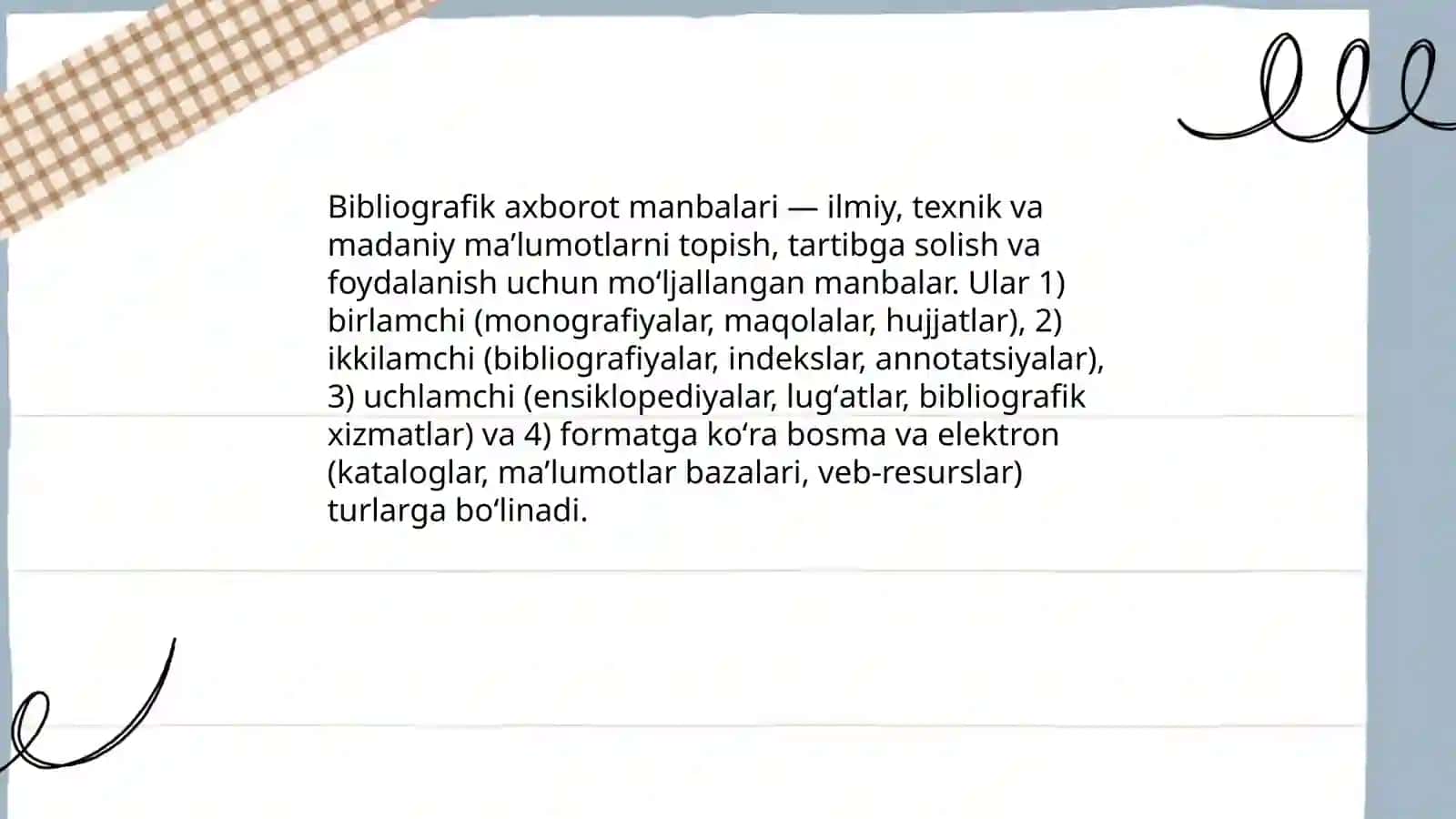 Bibliografik axborot manbalari 3