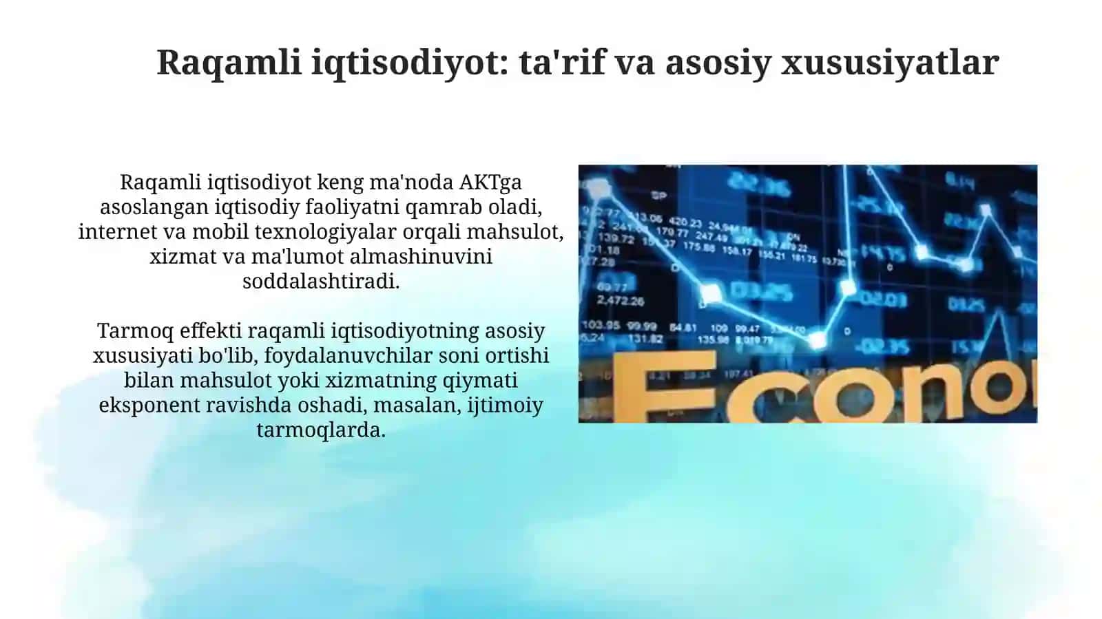 Raqamli iqtisodiyot sharoitida iqtisodiytahlilningrivojlanishi 3