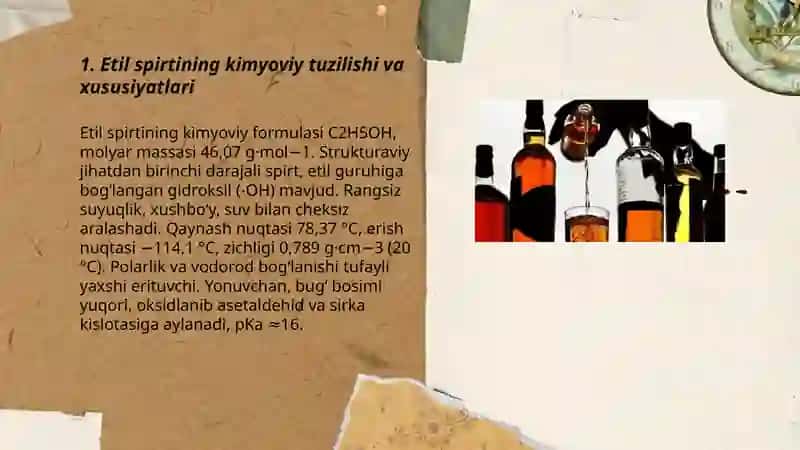 Etil spirtli. Alkogolizm va uning asoratlari 3