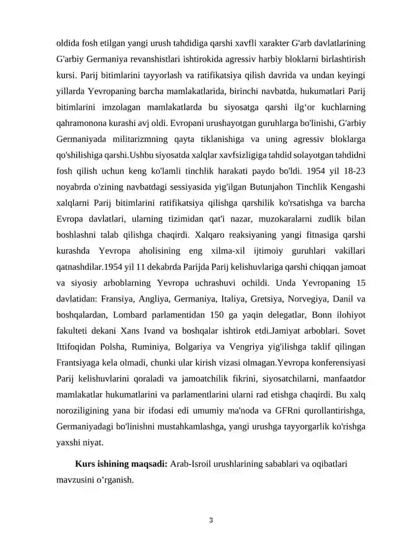 ARAB-ISROIL URUSHLARINING SABABLARI VA OQIBATLARI 3